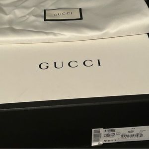 Gucci glitter sandals.